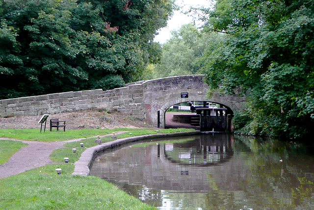 Trent and Mersey Canal at Shugborough, Staffordshire - geograph.org.uk - 1203507