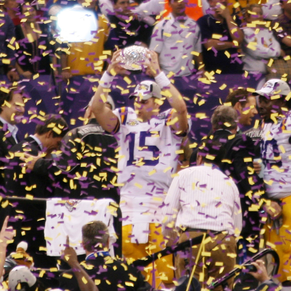 Florida Gators: No. 15 Tim Tebow w/ 2007 BCS National Championship