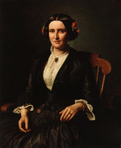 File:Aasta Hansteen 1853 woman with rose in her hair.jpg