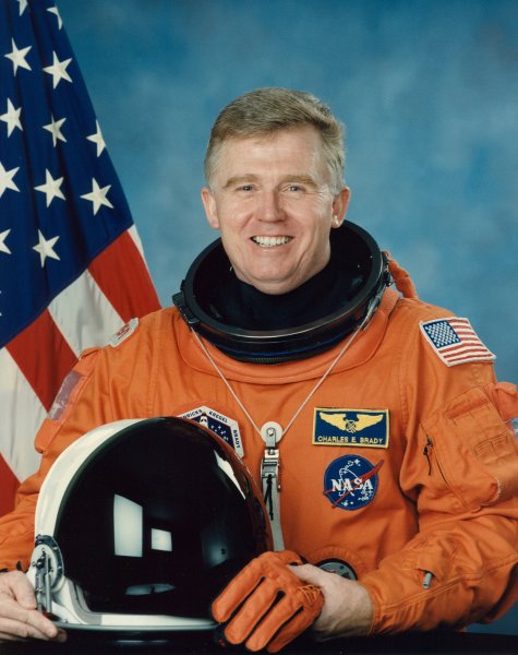 Astronaut Charles Brady, NASA photo Source: Wikipedia Brady_astronaut.jpg