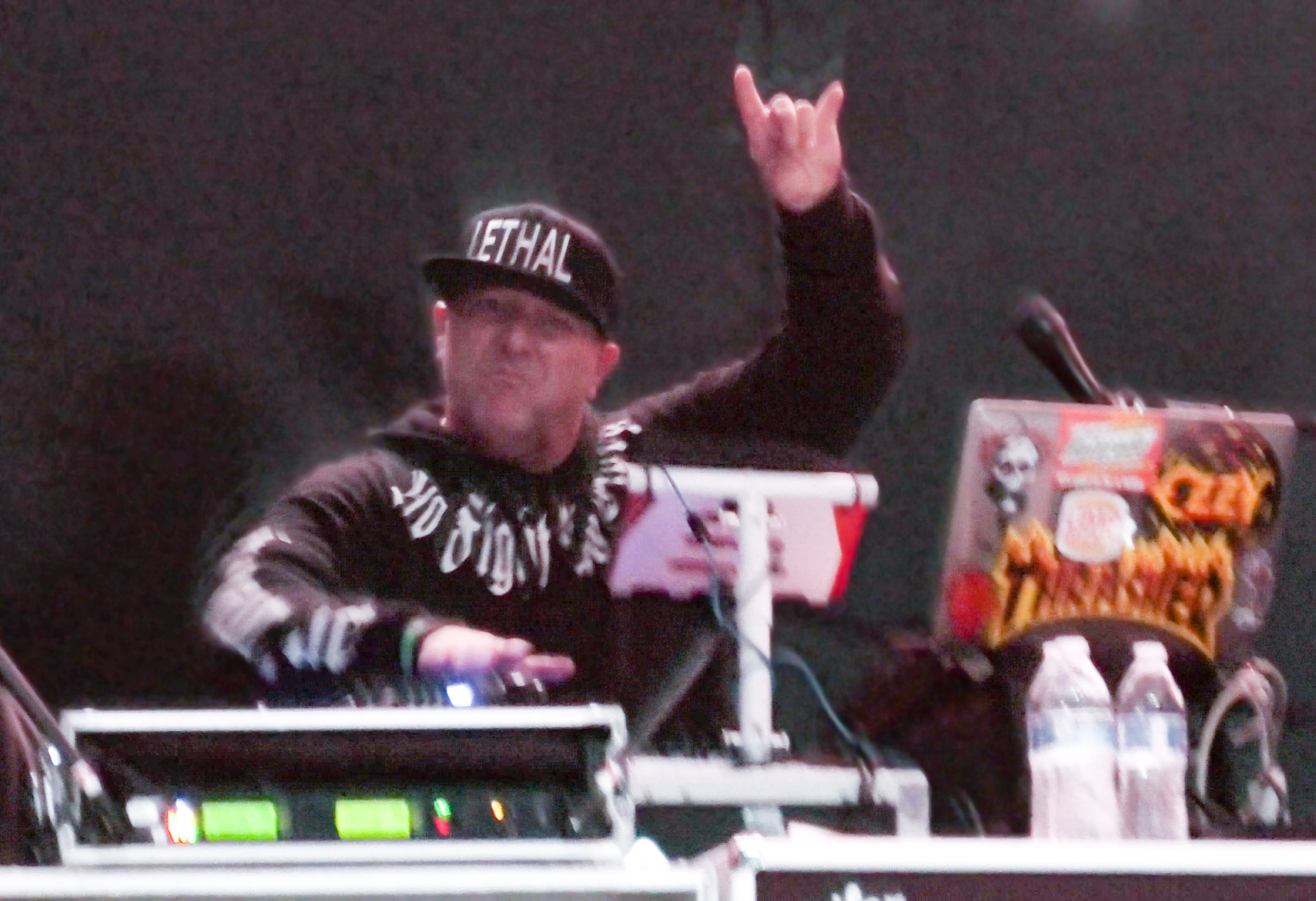 DJ Lethal performing with Limp Bizkit at KROQ Weenie Roast 2019 (Quintin So...