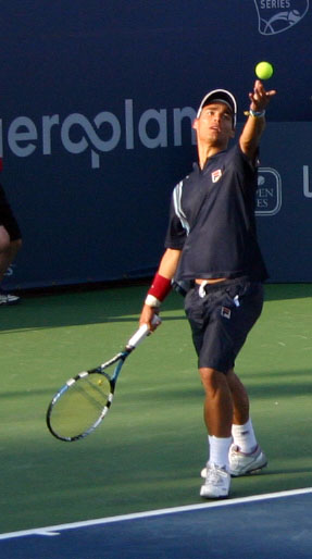 Italian Fabio Fognini, the latest singles champion, beat Argentine Diego Junqueira for the title in 2008 Fabio Fognini Montreal07.jpg