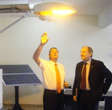 File:HMA Bob Dewar visit to company making solar panels (3541395981).jpg