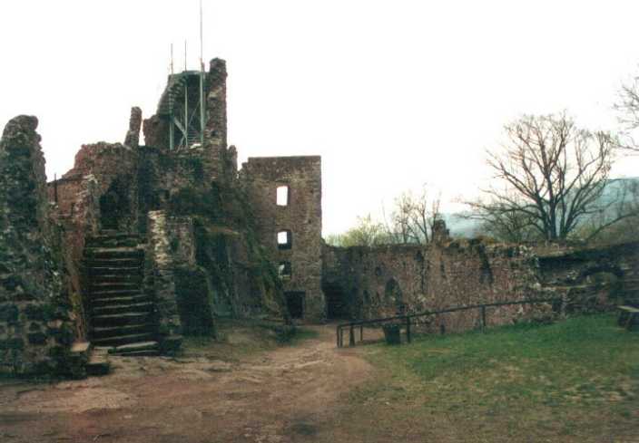 Ruine der Burg Hohnstein