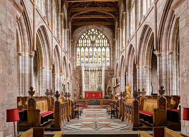 File:Holy Cross church, Crediton (interior) - geograph.org.uk - 3514035.jpg