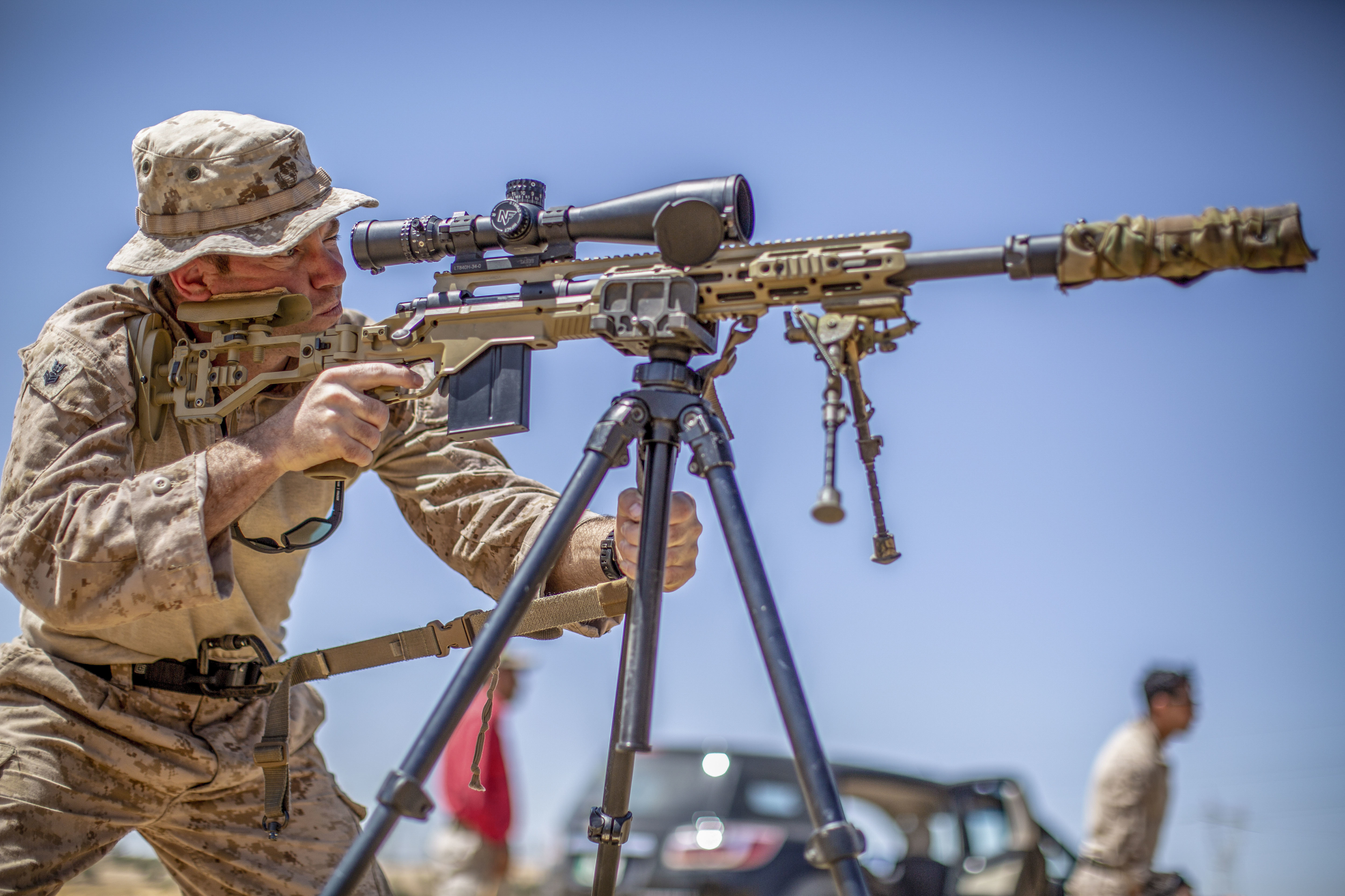 USMC snipers test new Mk22 precision rifle system