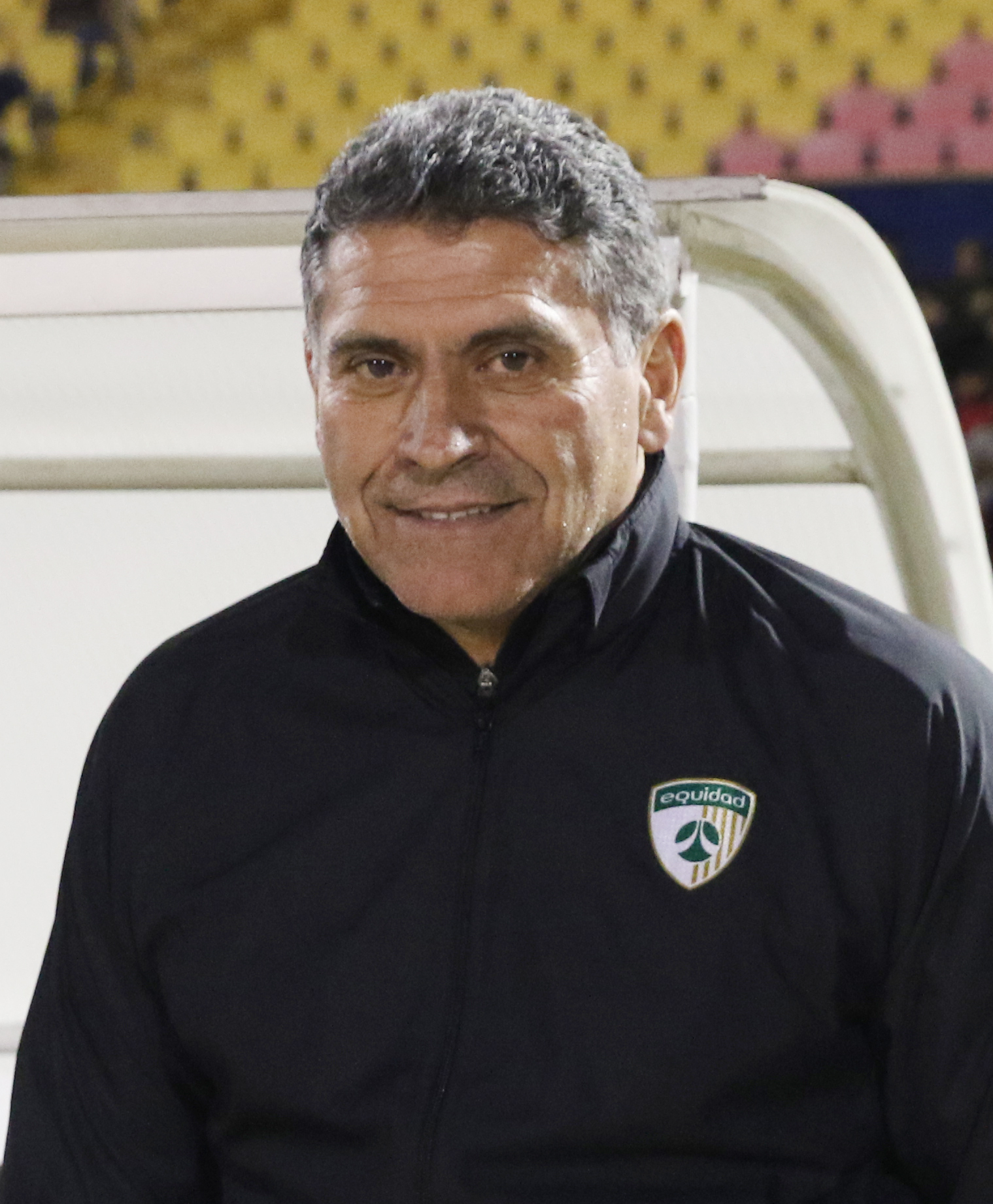 Luis Fernando Suárez managing [[La Equidad]] in 2018