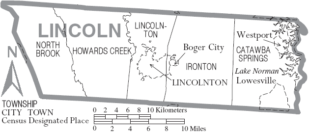 File Map Of Lincoln County North Carolina With Municipal And