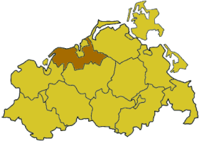 Lokasi Bad Doberan di Mecklenburg-Vorpommern