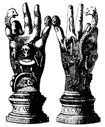 The Emblematic Hand of the Mysteries (in Antiquitas explanatione et schematibus illustrata)