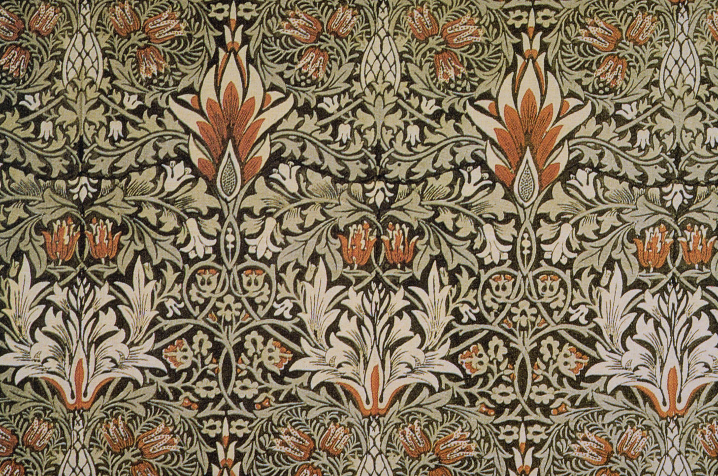 File:Morris Snakeshead printed textile 1876.jpg  Wikimedia Commons