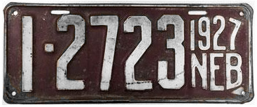 File:Nebraska 1927 license plate.jpg