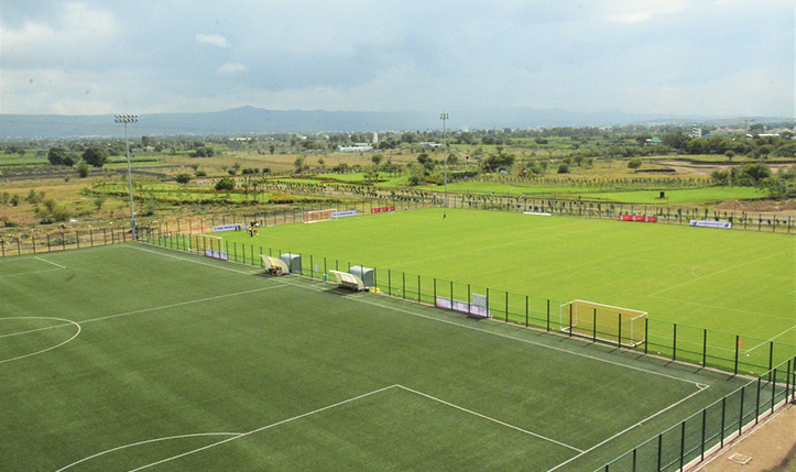 File:Playing grounds within the DSK Shivajians Dream City complex, photographed on March 6, 2016.jpg