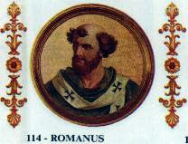 <span class="mw-page-title-main">Pope Romanus</span> Head of the Catholic Church in 897