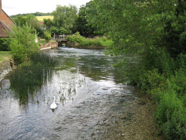 River Kennet at Stitchcombe (1) - geograph.org.uk - 1407938