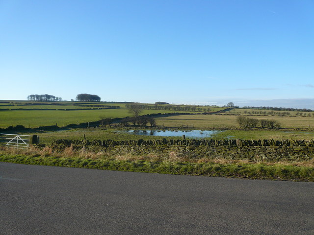 File:View across fields opposite Hallcliff Lane - geograph.org.uk - 631267.jpg