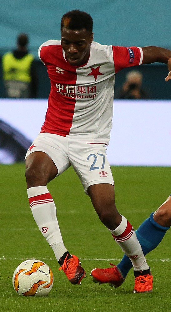 Ibrahim Traore (Slavia Praha) during the Uefa Champions League