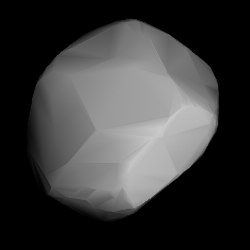 Трёхмерная модель астероида (238) Гипатия