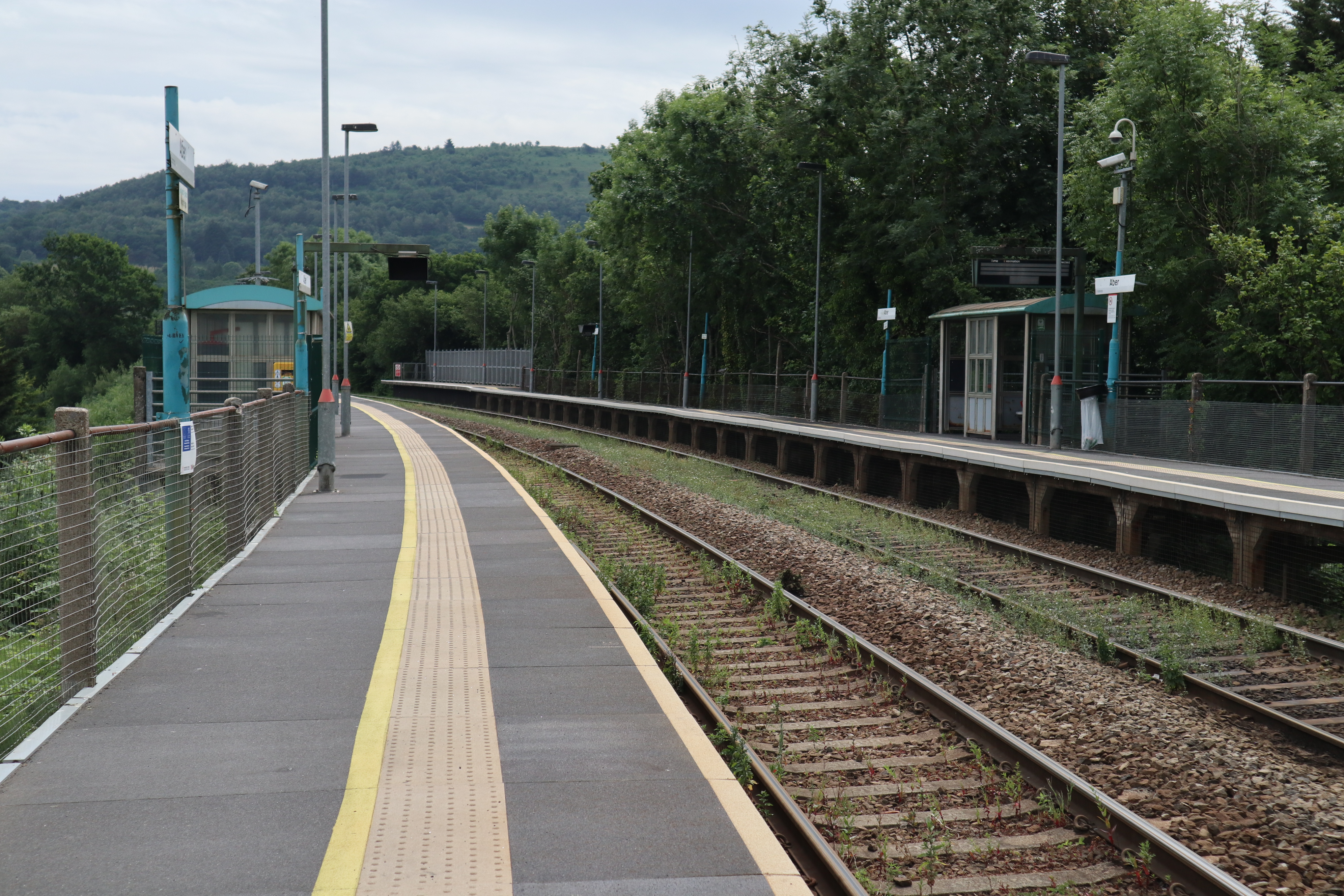 Aber railway station