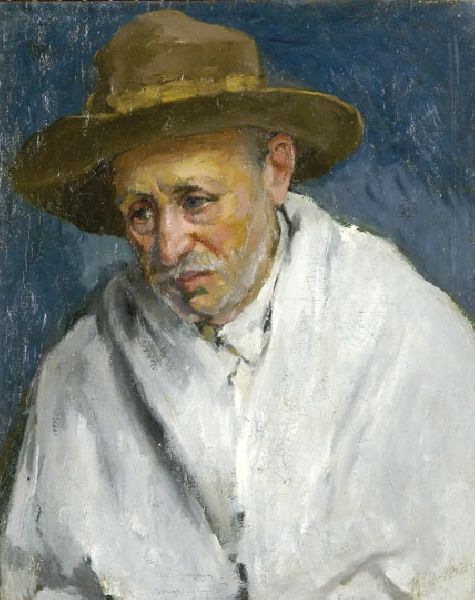 File:Béli Vörös Portrait of a Man with Hat.jpg