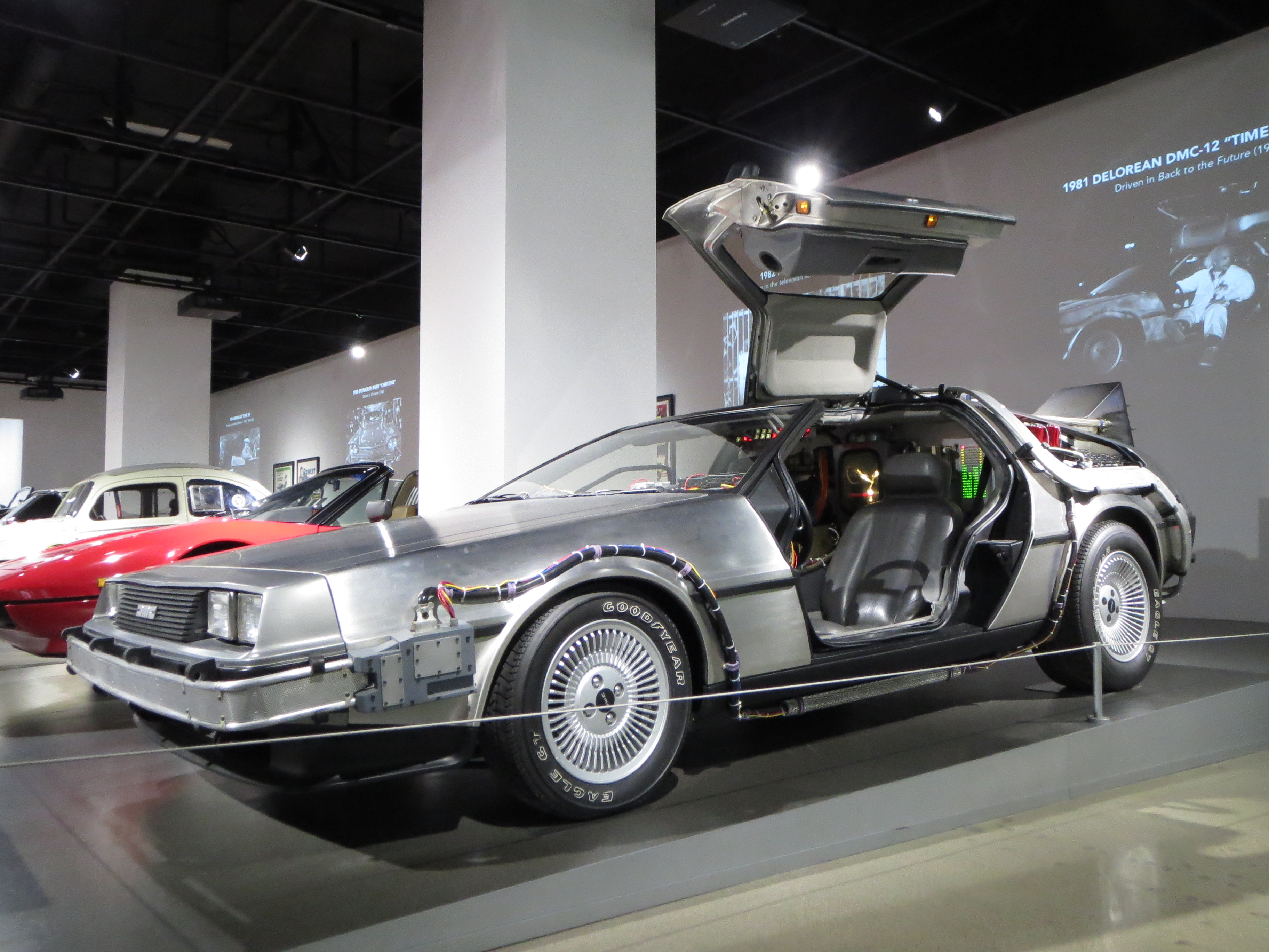 Back to the Future DMC Delorean — Petersen Automotive Museum