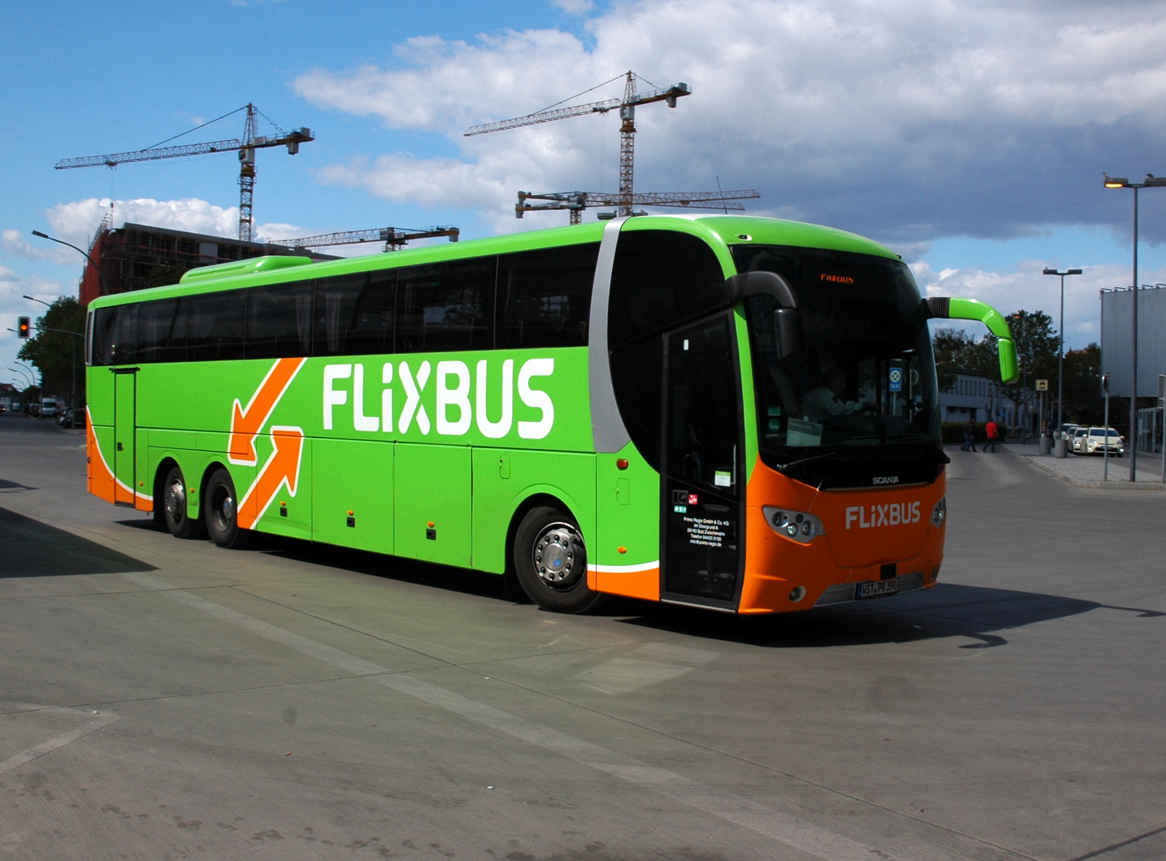 Фликсбус Германия. Автобус Scania OMNIEXPRESS. Автобусы в Германии. Scania OMNIEXPRESS (49).