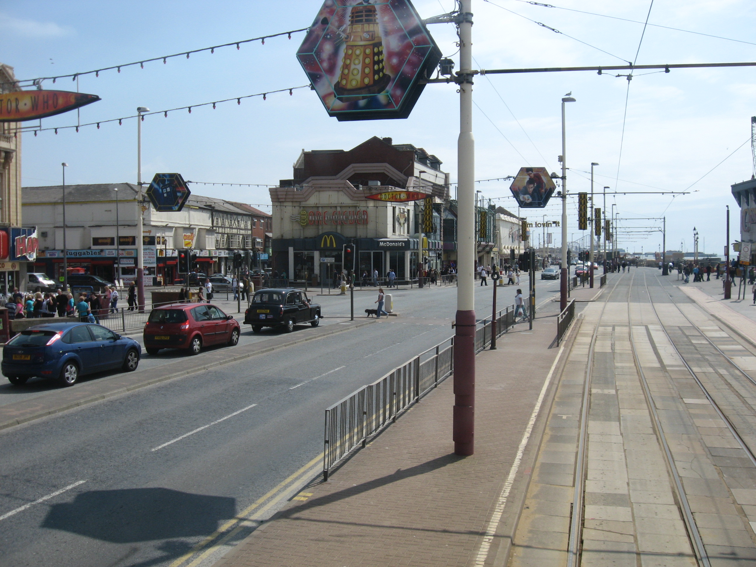 File Blackpool promenade 2008 1.JPG Wikimedia Commons