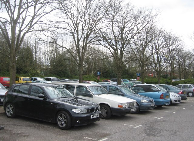 File:Brighton Hill school car park 2 - geograph.org.uk - 743595.jpg