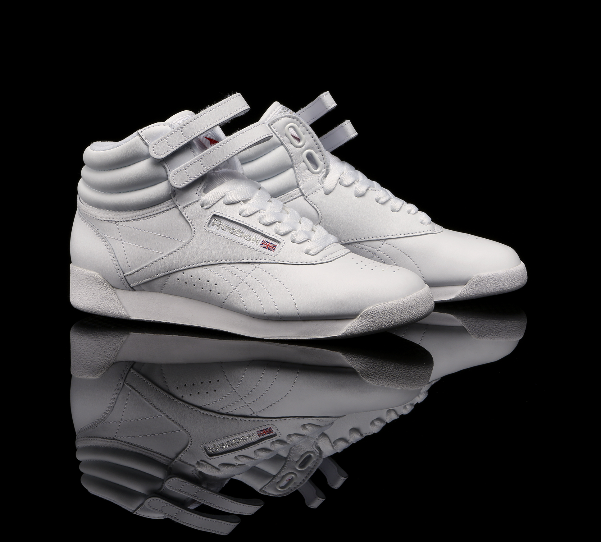 reebok aerobic high top sneakers