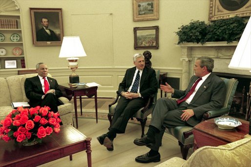 File:George W. Bush meets with John Danforth and Colin Powell.jpg