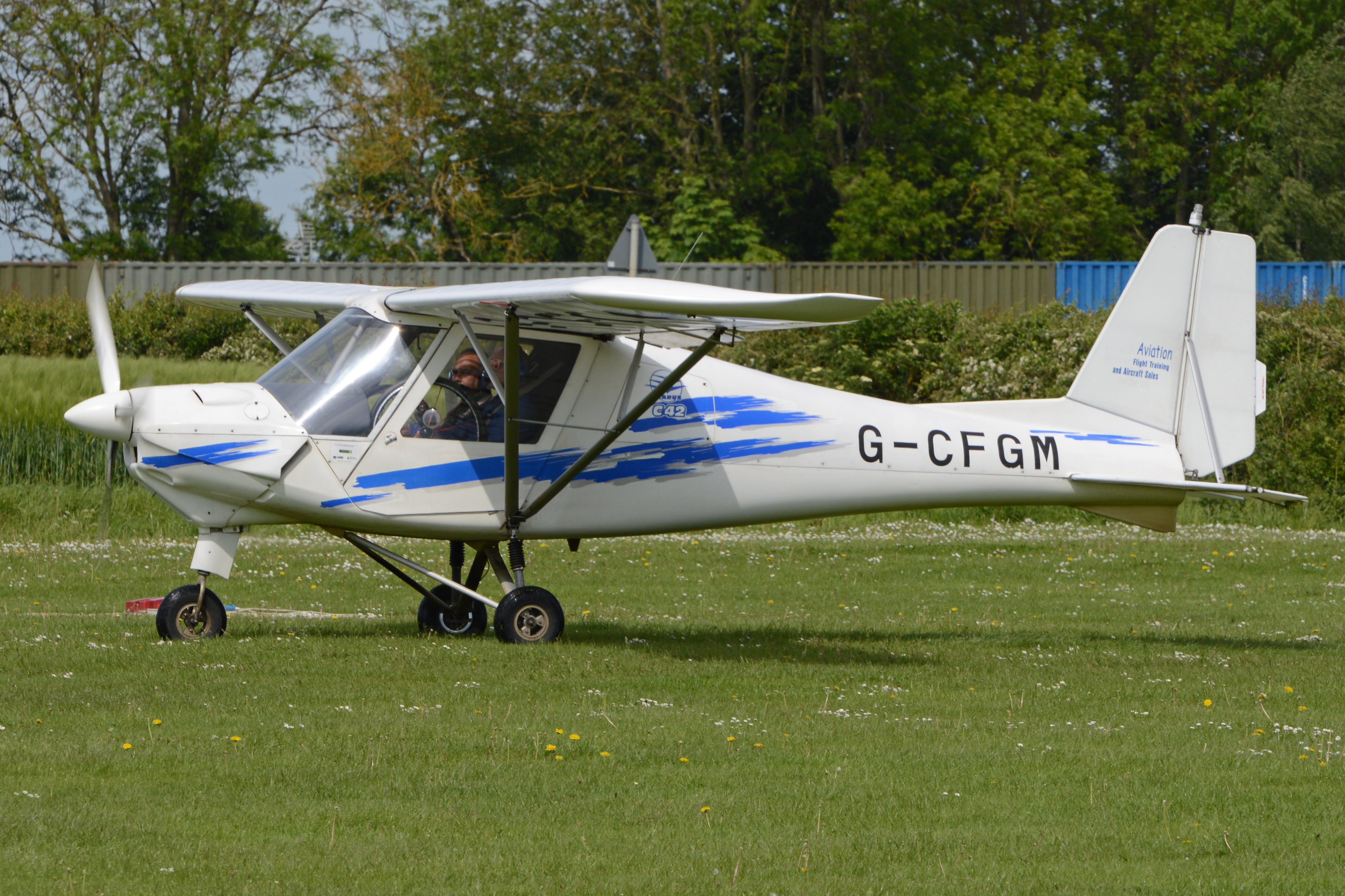 Aircraft Photo of G-CCYR, Comco Ikarus C42-FB80, AirBourne Aviation