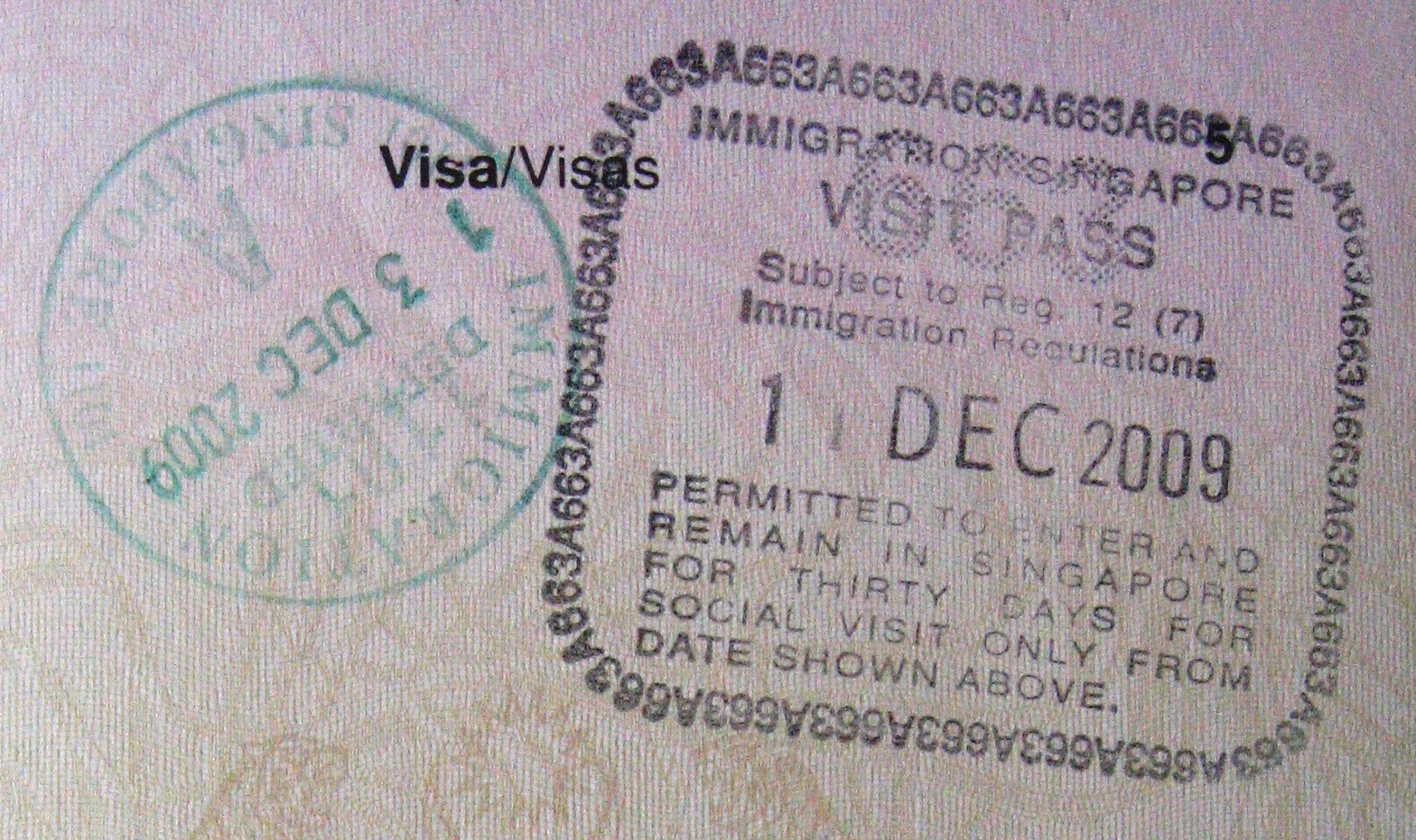сингапур виза требования