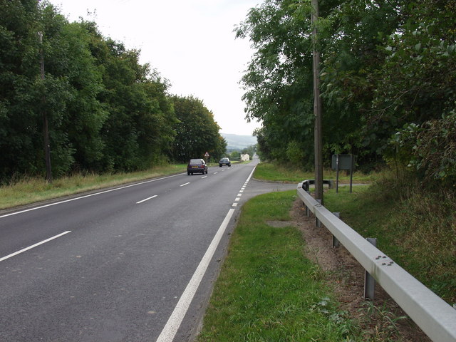 File:The A483 heads south into the Severn Valley - geograph.org.uk - 572330.jpg