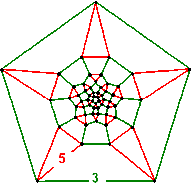 Dodecahedral-icosahedral honeycomb - Wikipedia