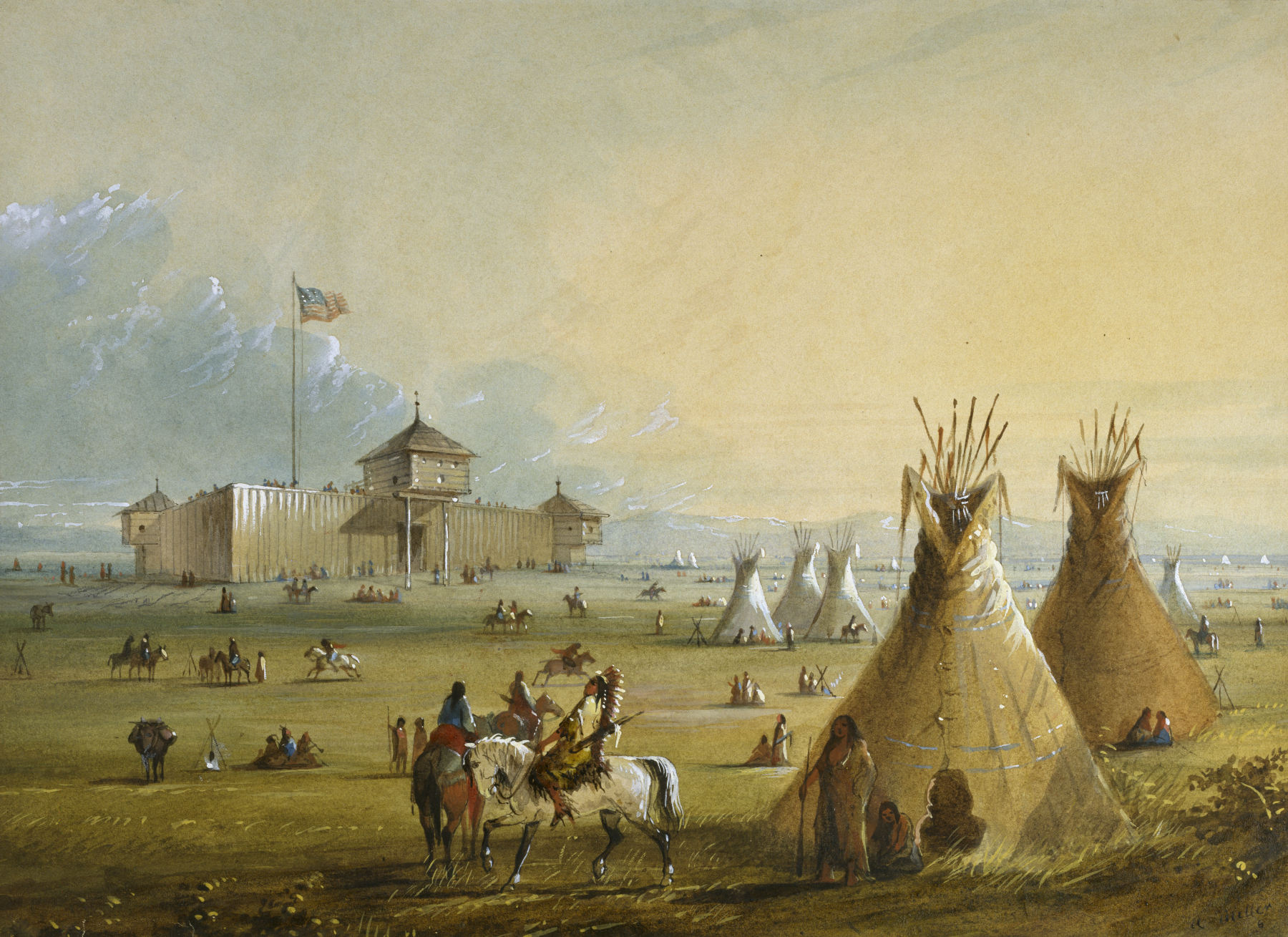 The first [[Fort Laramie