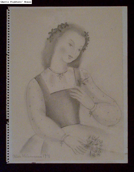 File:Alice Hohermann Pencil drawing 1941.jpg