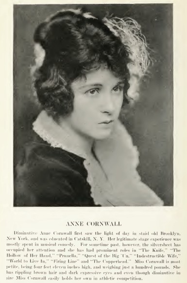 Cornwall in ''Who's Who on the Screen'' (1920)