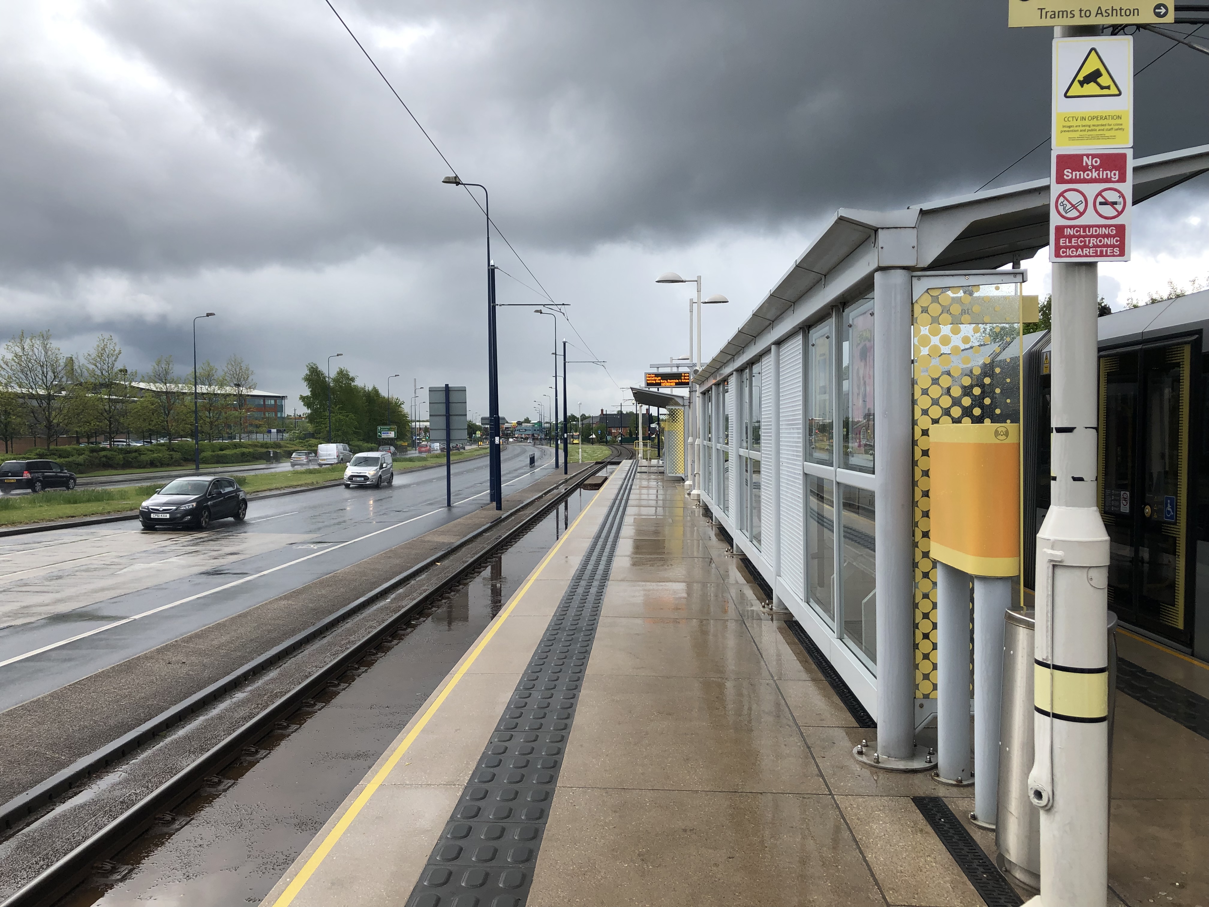 Ashton Moss tram stop