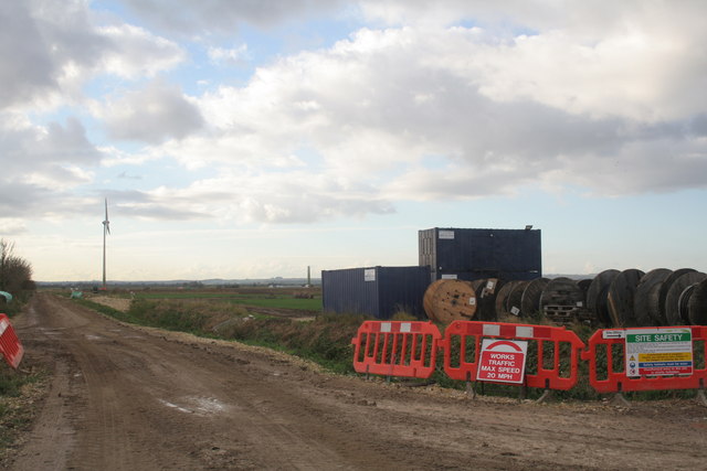 File:Conisholme Windfarm construction, November 2007 - geograph.org.uk - 3111602.jpg