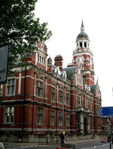Croydon Town Hall, as seen from Katharine Street