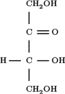 Projection de Fischer d'érythrulose