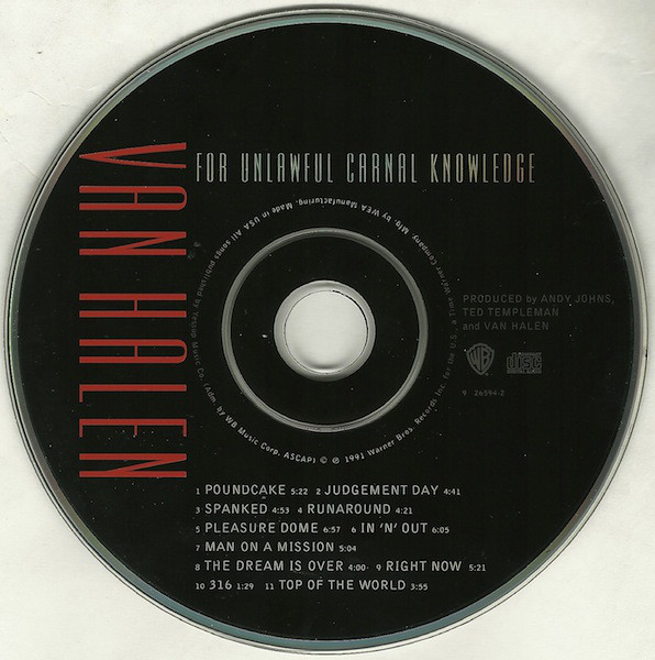 File:For Unlawful Carnal Knowledge by Van Halen (Album-CD) (US