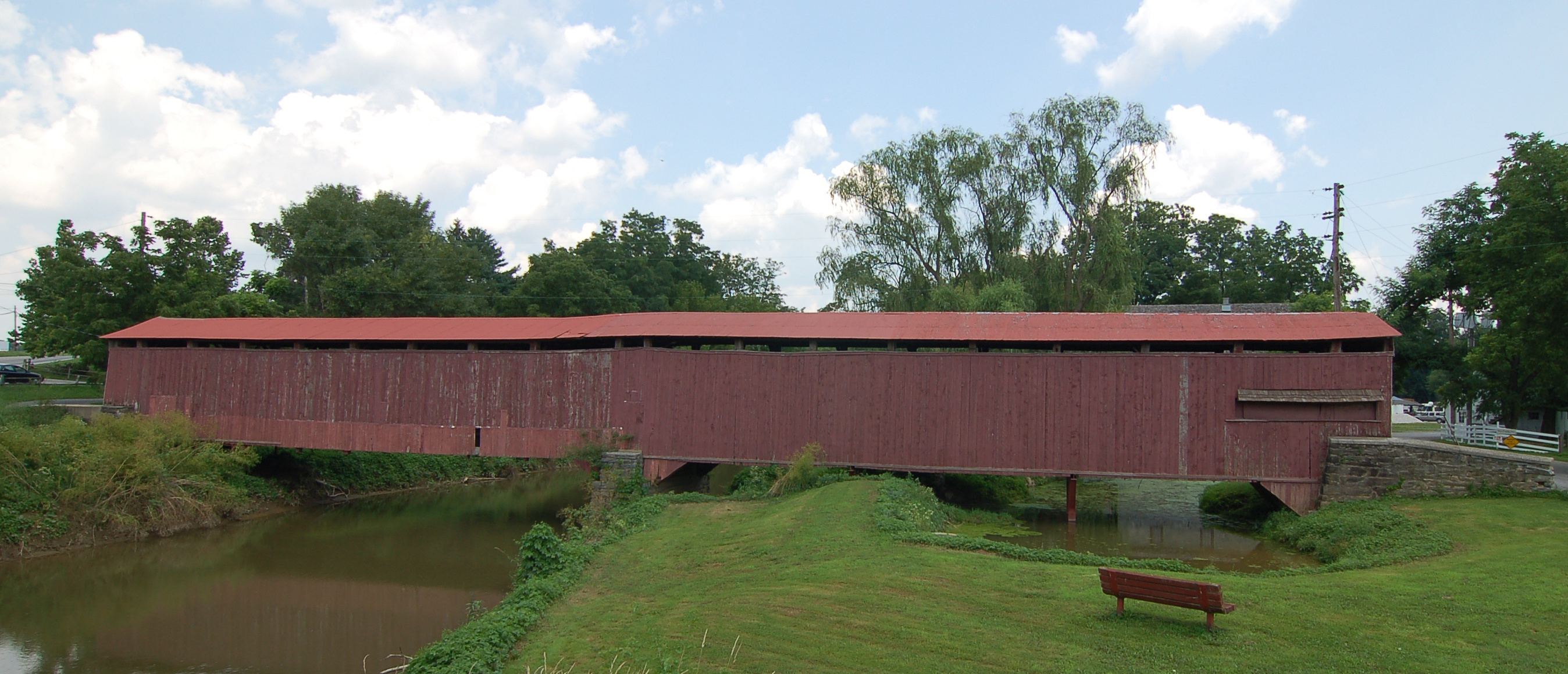 Photo of Herr's Mill covered bridge