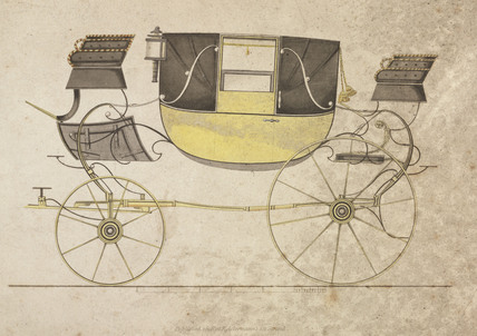 Landau ancien 1850