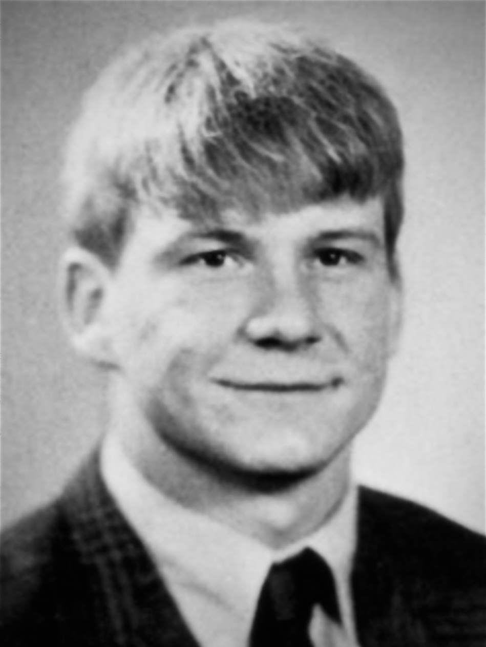 Webster in 1970 at Rhinelander High School.