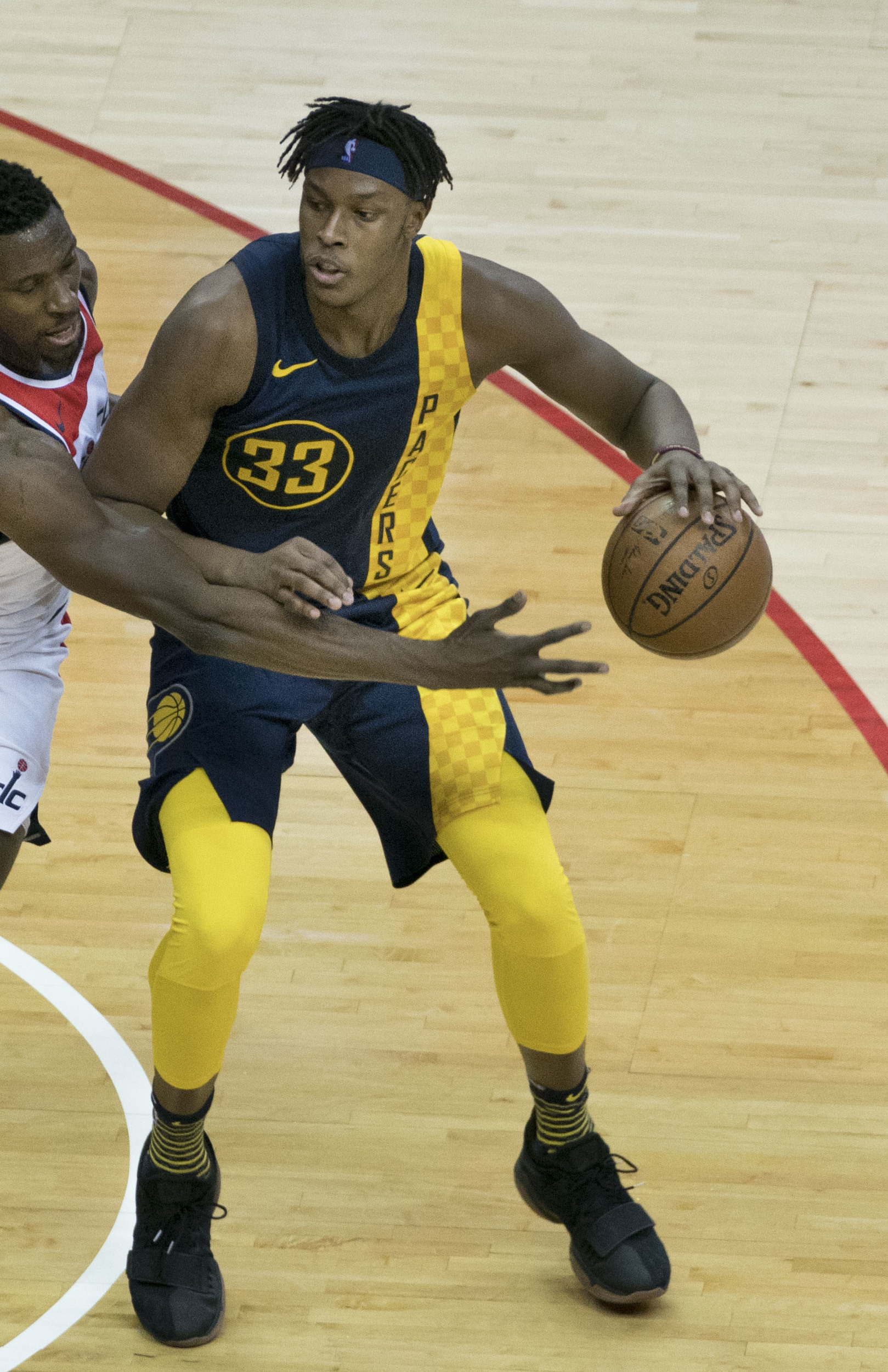 Turner with the [[Indiana Pacers]] in 2018