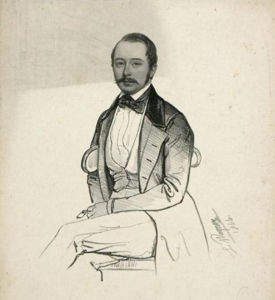 Баранов л п. Портрет графа Баранова.