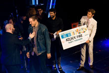 Arcade Fire at the Polaris Music Prize gala in 2011 Polaris-Prize-M012 web 220.jpg