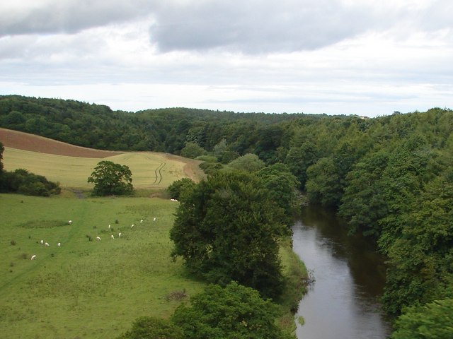 File:River Coquet from the Railway Bridge - geograph.org.uk - 889338.jpg