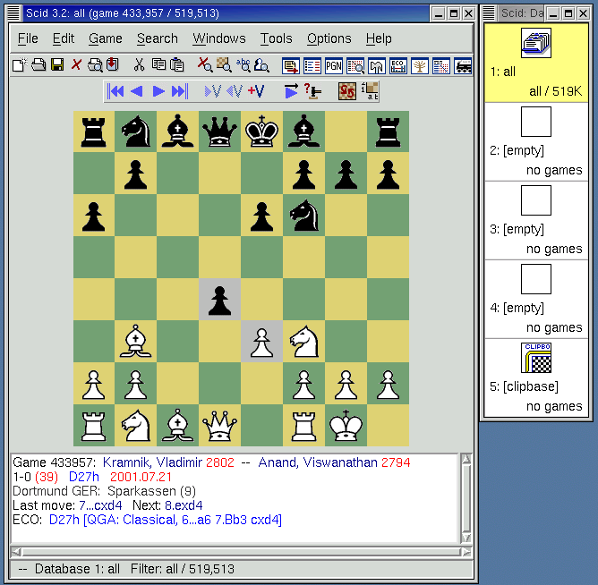 Scid - Chess Database Software